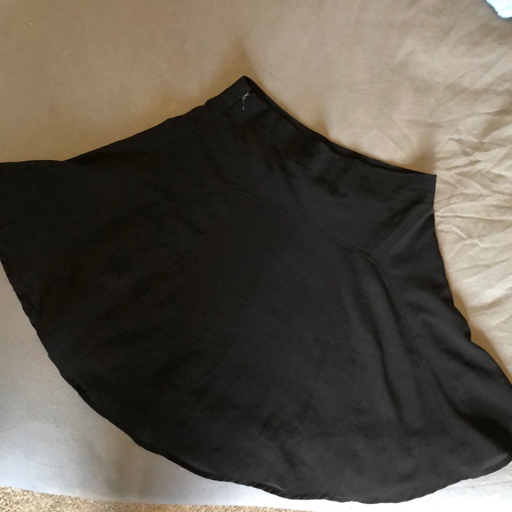 Black skater skirt